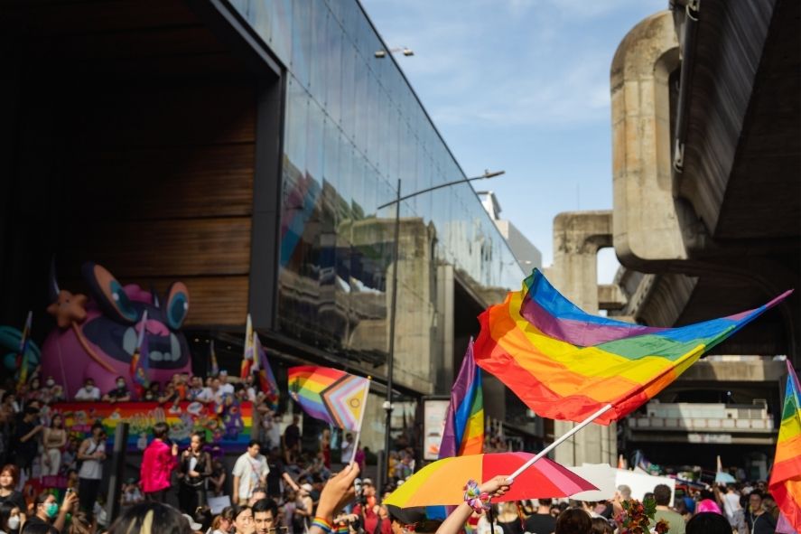 colorful parade energy captured at phuket pride